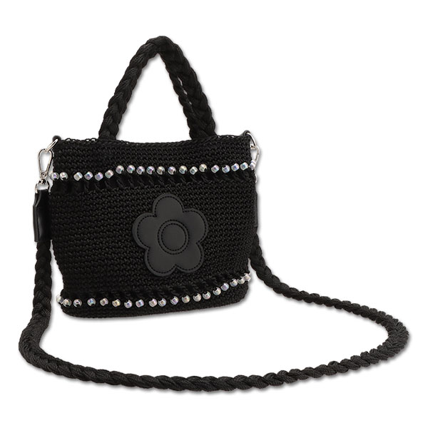 マリークワント MARY QUANT オーロラビーズクロッシェ 2WAY
