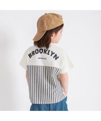 branshes/異素材切り替え半袖Tシャツ/508213150