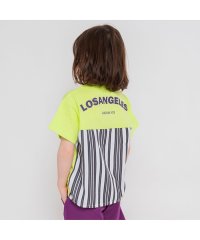 branshes/異素材切り替え半袖Tシャツ/508213150