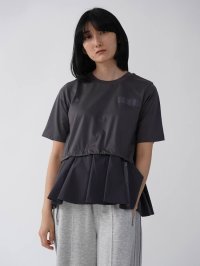 LASUD/ラシュッド LASUD ペプラムデザインカットソー/508213303