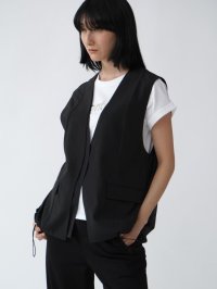 LASUD/ラシュッド LASUD 異素材レイヤードデザインベスト/508213305