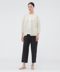 MARGARET HOWELL HOLD GOODS/PLATED LINEN COTTON TROUSERS/508213341