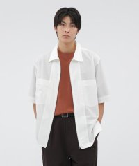 MHL./YARN DYED COTTON LINEN SHIRTING SHIRT/508213368