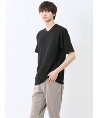 m.f.editorial/エムエフエディトリアル m.f.editorial ドビー天竺 Vネック半袖Tシャツ/508213559
