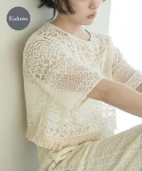 URBAN RESEARCH DOORS/『別注』olu’ment×DOORS　かぎ編みレースブラウス/508213564