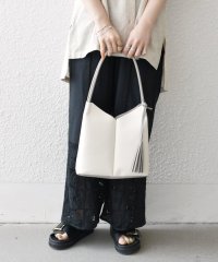 SHIPS any WOMEN/SHIPS any: Vカット バイカラー タッセル トート バッグ/508213574