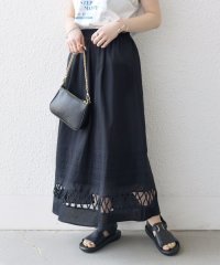 SHIPS any WOMEN/SHIPS any:〈手洗い可能〉ロープ デザイン ギャザー フレア スカート/508213576