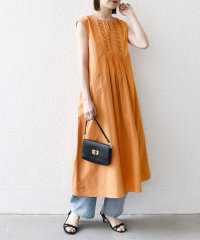 SHIPS any WOMEN/SHIPS any:〈手洗い可能〉ロープ デザイン ピンタック フレンチスリーブ ワンピース/508213577