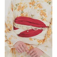 Honeys/ハニーズ Honeys 浴衣飾り帯紐 和小物 浴衣用 ゆかた用 飾り帯紐 浴衣飾り紐 古風 レトロ パールビーズ 花モチーフ 結ぶ キュート ガーリー 夏 白 /508213596