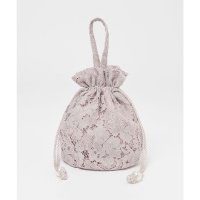 Honeys/ハニーズ Honeys 浴衣巾着（ワンハンドル） 和小物 浴衣用 ゆかた用 巾着 バッグ ウォッシャブル 古風 花柄レース オーガンジー ふくれジャカード レデ/508213597