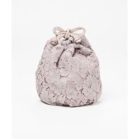 Honeys/ハニーズ Honeys 浴衣巾着 和小物 浴衣用 ゆかた用 巾着 バッグ ウォッシャブル 古風 レトロ 花柄レース ふくれジャカード ポケット付き キュート レ/508213598