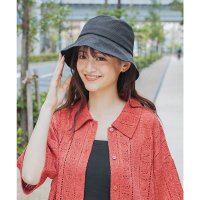 Honeys/ハニーズ Honeys バケットハット 帽子 バケットハット サイズ調整 無地 チェック柄 花柄 レース ツイル サッカー素材 平織り素材 ガーリー レディース/508213600
