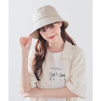 Honeys/ハニーズ Honeys バケットハット 帽子 バケットハット サイズ調整 無地 チェック柄 花柄 レース ツイル サッカー素材 平織り素材 ガーリー レディース/508213600
