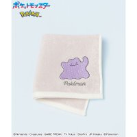 Honeys/ハニーズ Honeys ポケモン／タオル タオルハンカチ タオル ハンカチ ミニタオル ポケモン キャラクター 綿100％ 刺繍 ワンポイント 白 ホワイト シ/508213605