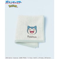 Honeys/ハニーズ Honeys ポケモン／タオル タオルハンカチ タオル ハンカチ ミニタオル ポケモン キャラクター 綿100％ 刺繍 ワンポイント 白 ホワイト シ/508213605
