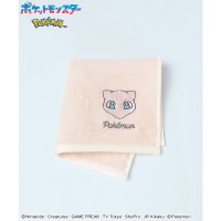 Honeys/ハニーズ Honeys ポケモン／タオル タオルハンカチ タオル ハンカチ ミニタオル ポケモン キャラクター 綿100％ 刺繍 ワンポイント 白 ホワイト シ/508213605