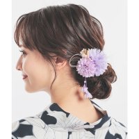 Honeys/ハニーズ Honeys 浴衣髪飾り（ダリアしだれ藤） 和小物 髪飾り 浴衣用髪飾り ダリアしだれ藤 花 ヘアクリップ キュート ガーリー 夏 ゆかた 浴衣用 レ/508213607