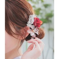 Honeys/ハニーズ Honeys 浴衣髪飾り（Uピンセット） 和小物 髪飾り 浴衣用髪飾り Uピンセット 花 セット キュート ガーリー 夏 浴衣 浴衣用 ゆかた レディ/508213610