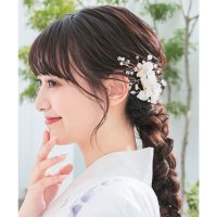 Honeys/ハニーズ Honeys 花モチーフヘアクリップ 和小物 髪飾り 浴衣用髪飾り ヘアクリップ 花モチーフ キュート ガーリー オールシーズン ゆかた 浴衣用 レデ/508213612