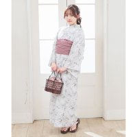 Honeys/ハニーズ Honeys セパレート浴衣 浴衣 ゆかた ワンピース セット セパレート 2025浴衣 花柄 レトロ セパレート キャミワンピース プリーツ加工 簡/508213621