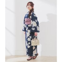 Honeys/ハニーズ Honeys セパレート浴衣 浴衣 ゆかた セット セパレート スカート 2025浴衣 花柄 レトロ セパレート 巻きスカート プリーツ加工 簡単着付/508213622