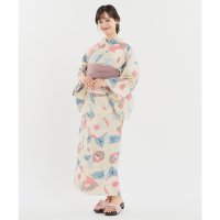 Honeys/ハニーズ Honeys セパレート浴衣 浴衣 ゆかた セット セパレート スカート 2025浴衣 花柄 レトロ セパレート 巻きスカート プリーツ加工 簡単着付/508213622