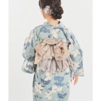 Honeys/ハニーズ Honeys 兵児帯 和小物 浴衣用 へこ帯 帯 ゆかた帯 浴衣帯 着付け帯 シフォン シアー 花柄 レトロ リボン結び キュート ガーリー 夏 白 /508213630