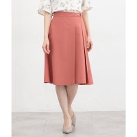 ハニーズ Honeys ビット付フレアスカート ボトムス スカート フレアスカート ひざ丈 大きいサイズ オフィス きれいめ 無地 ストレッチ ツイル レディー