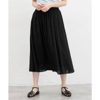 Honeys/ハニーズ Honeys ギャザースカート ボトムス スカート ロングスカート ロング丈 フレアスカート ギャザー 無地 レーヨン混 ウエストゴム 裏地付き レデ/508213637