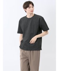 m.f.editorial/エムエフエディトリアル m.f.editorial ジグザグジャガード クルーネック半袖Tシャツ/508213792