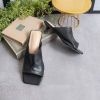 FABBY FABBY./ファビーファビー FABBY FABBY. ストレッチスクエアピンヒールサンダル/508213793