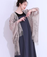 シューラルー SHOO・LA・RUE 花柄レースポンチョ