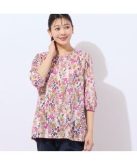 MISSEL/【洗える・日本製】サマーボタニカルカットソー/508213996