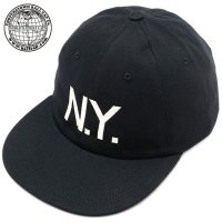COOPERSTOWN BALL CAP/クーパーズタウンボールキャップ COOPERSTOWN BALL CAP COOPERSTOWN BALLCAP NEWYORK STONE/BLACK [NY/508214014