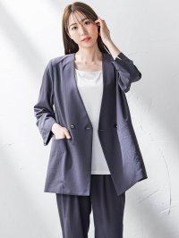 la.f…(Lsize)/ラ エフ エルサイズ la.f…(Lsize) 【大きいサイズ】キレリジャケット≪手洗い可能≫/508214159
