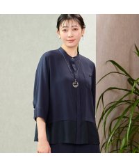 MISSEL/【人気アイテム・洗える・セットアップ可能】シフォンドッキングブラウス/508214167