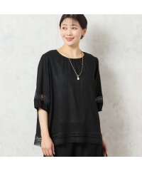 MISSEL/【一部店舗限定】レーヨン麻 パフスリーブブラウス/508214168
