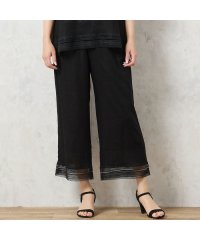 MISSEL/【一部店舗限定】レーヨン麻 裾レースパンツ/508214170