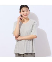 MISSEL/【洗える・日本製】ミニボーダーTシャツ/508214172