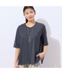 MISSEL/【洗える・日本製】ミニボーダーTシャツ/508214172