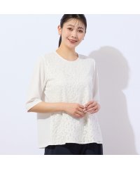 MISSEL/【洗える・日本製】ミニフラワー刺繍カットソー/508214173