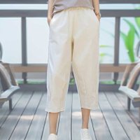 ica/アイカ ica テーパードパンツ クロップドパンツ ボトムス パンツ 綿 麻 タック 七分丈 ゆったり コットン リネン カジュアル オフィス ナチュラル きれ/508214256