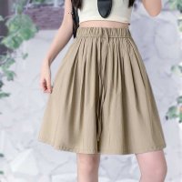 ica/アイカ ica キュロットスカート キュロットパンツ ハーフパンツ キュロット ショート スカート パンツ 膝上丈 ショート丈 ゆったり Aライン フレア ハイ/508214261