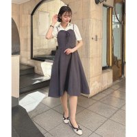 F.i.n.t/フィント F i.n.t フロントレースアップコルセットキャミワンピース/F&A【洗える】/508214337