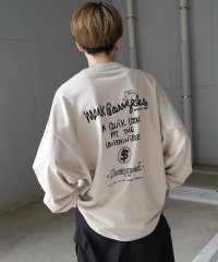 Mark Gonzales/マークゴンザレス Mark Gonzales ワンポイント刺繍 / バックプリント / 袖プリント ビッグシルエットロンT/508214434
