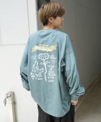 Mark Gonzales/マークゴンザレス Mark Gonzales ワンポイント刺繍 / バックプリント / 袖プリント ビッグシルエットロンT/508214435
