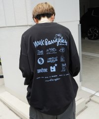 Mark Gonzales/マークゴンザレス Mark Gonzales ワンポイント刺繍 / バックプリント / 袖プリント ビッグシルエットロンT/508214438