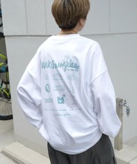 Mark Gonzales/マークゴンザレス Mark Gonzales ワンポイント刺繍 / バックプリント / 袖プリント ビッグシルエットロンT/508214438