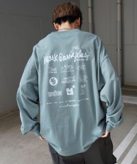 Mark Gonzales/マークゴンザレス Mark Gonzales ワンポイント刺繍 / バックプリント / 袖プリント ビッグシルエットロンT/508214438