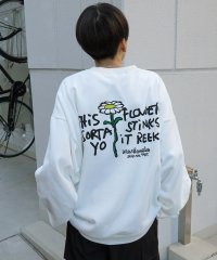 Mark Gonzales/マークゴンザレス Mark Gonzales ビッグシルエット イラストバックプリント プルオーバースウェット/508214439